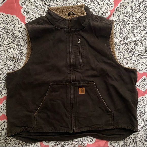 Dark Brown Carhartt Vest